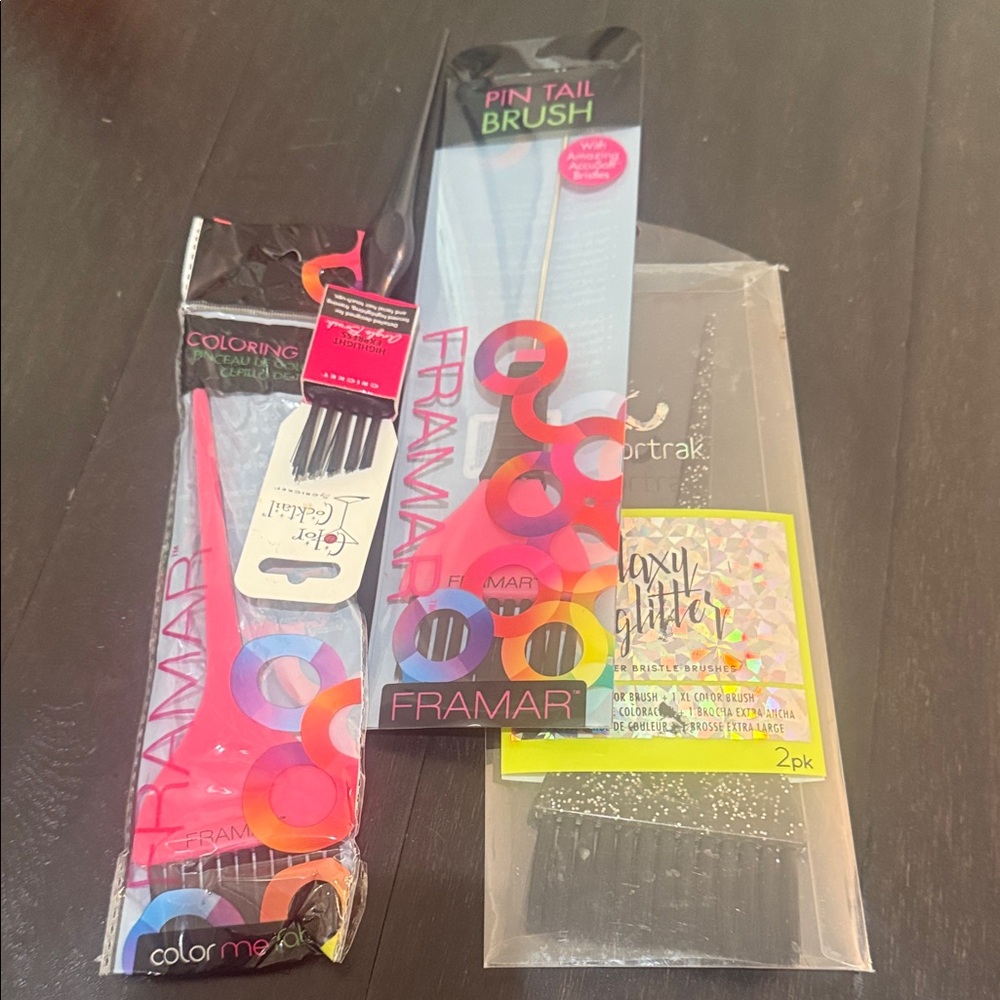 Coloring brush for 3 wide 1 skinny angles new